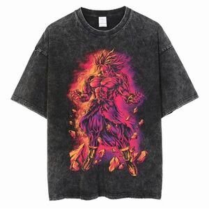 Dragon Ball Z DBZ Broly Super Saiyan Anime T-Shirt
